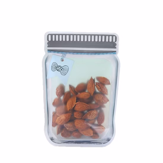 Factory Customized Food Grade Gravure Printed Single Layer 100% Biodegradable PE Bag with Zipper for Packaging Snack